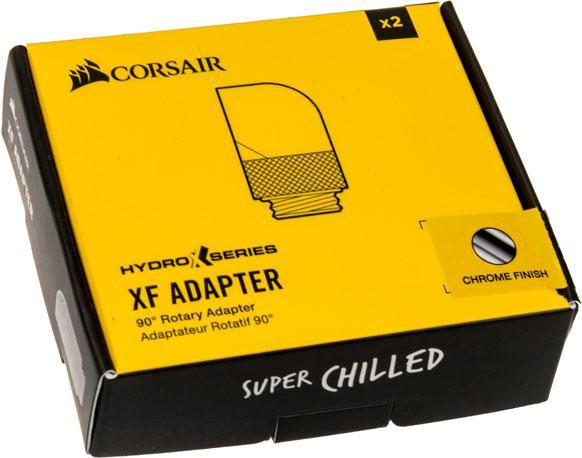 Actual product image Corsair Hydro X Series 90° XF Adapter 2-pack