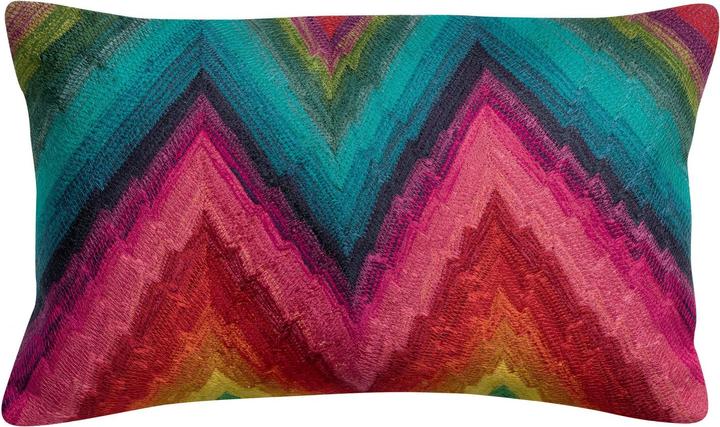 Actual product image VIVARAISE embroidered cushion emilia (30 x 50 cm)