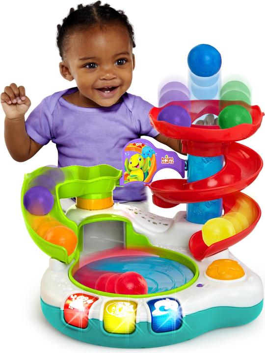Actual product image Bright Starts Spin 'n slide ball popper