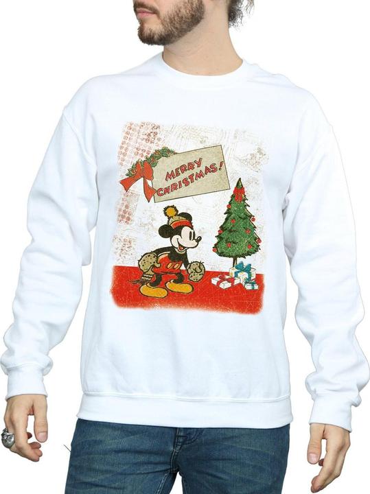 Immagine prodotto Disney Mickey Mouse Vintage Christmas Felpa Uomo (S)