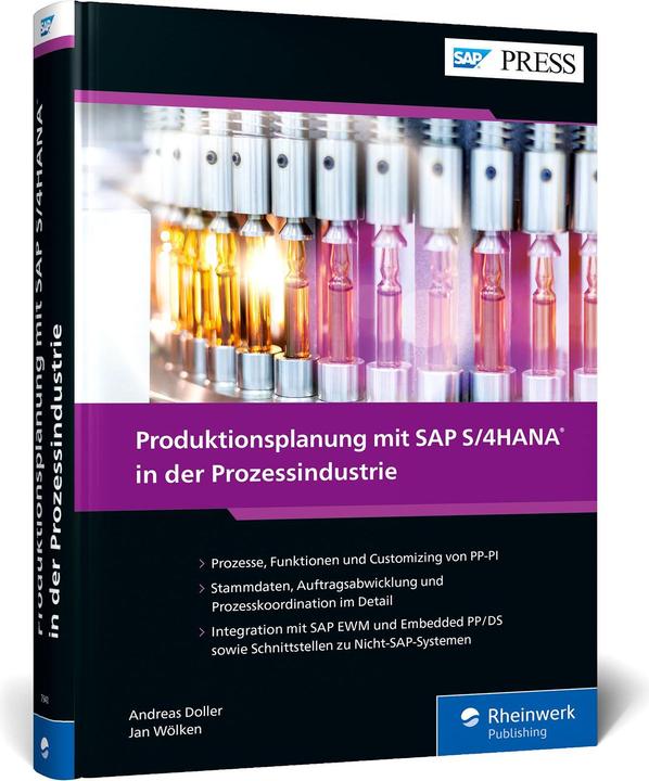 Actual product image Produktionsplanung mit SAP S/4HANA in der Prozessindustrie (German, Martin Auer, 2021)
