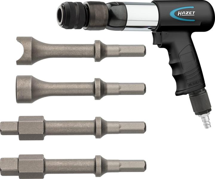 Actual product image HAZET Pneumatic vibration chisel set 9035V/5 (Air blast)