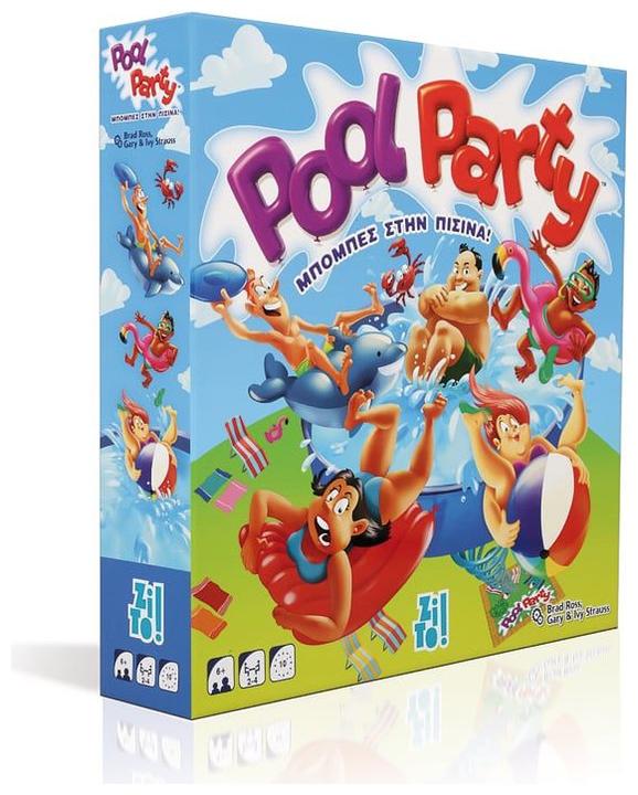 Blue Orange Pool party (French, German, English, Italian)
