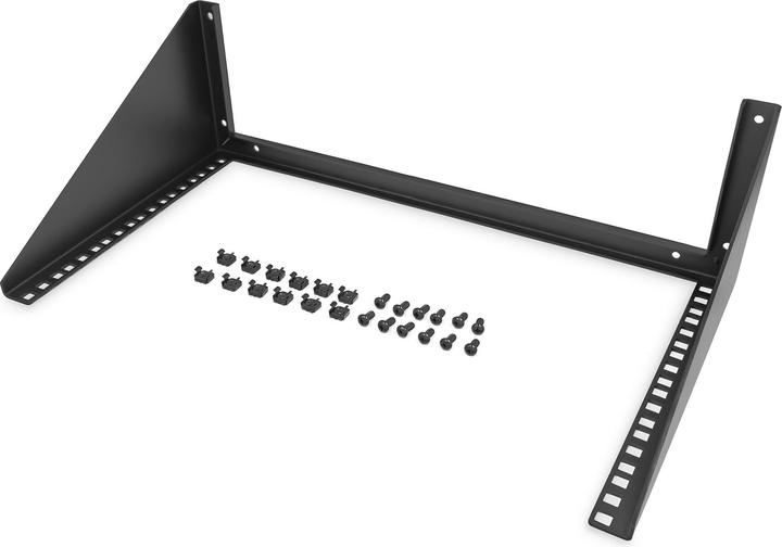 Immagine prodotto Digitus Telaio di montaggio a parete 6U, verticale 283 x 504 x 151 mm, nero (10.87 HE, Rack da 19 pollici)