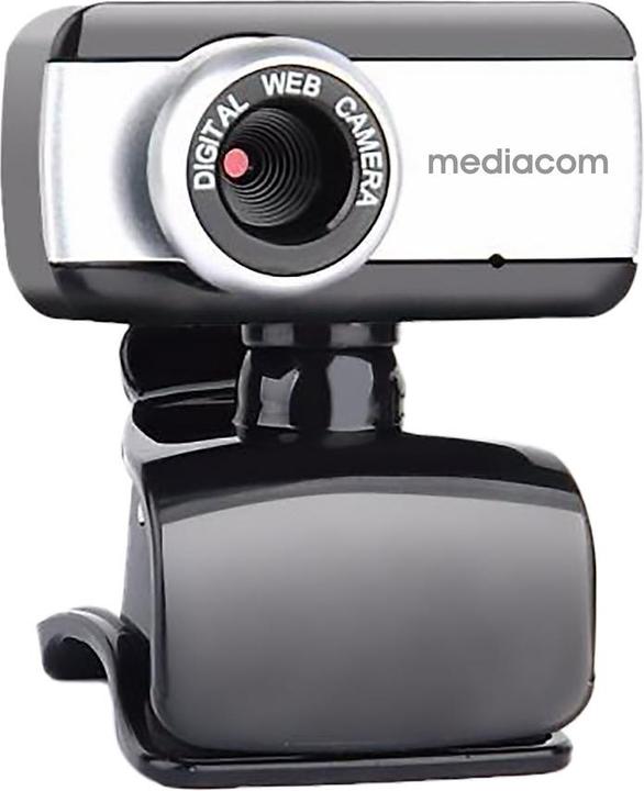 Image du produit Mediacom Webcam M250 640 x 480 pixels USB 2.0 Noir, Argent (0.31 Mpx)