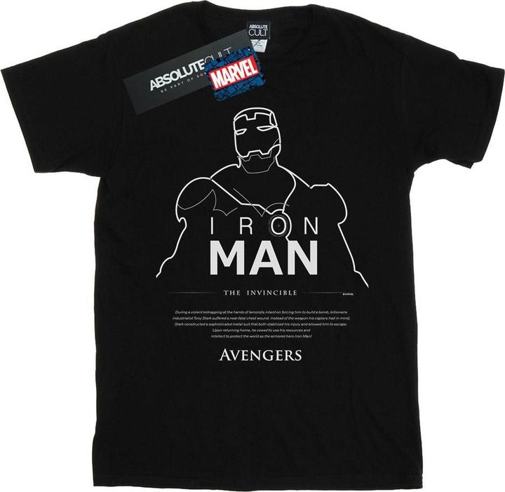Produktbild Iron Man Single Line TShirt (3XL)