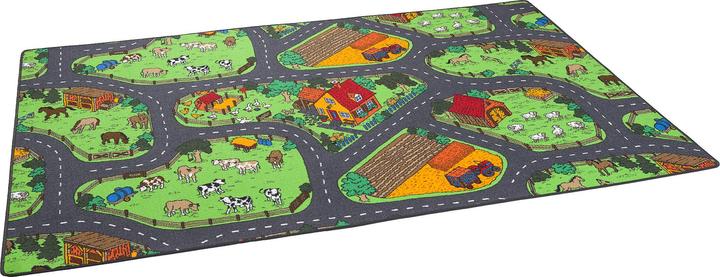 Produktbild Snapstyle Kinder Spiel Teppich Bauernhof (160 x 160 cm)