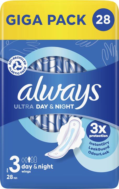 Image du produit Always Ultra Day & Night (84 x, Tampons sanitaires)