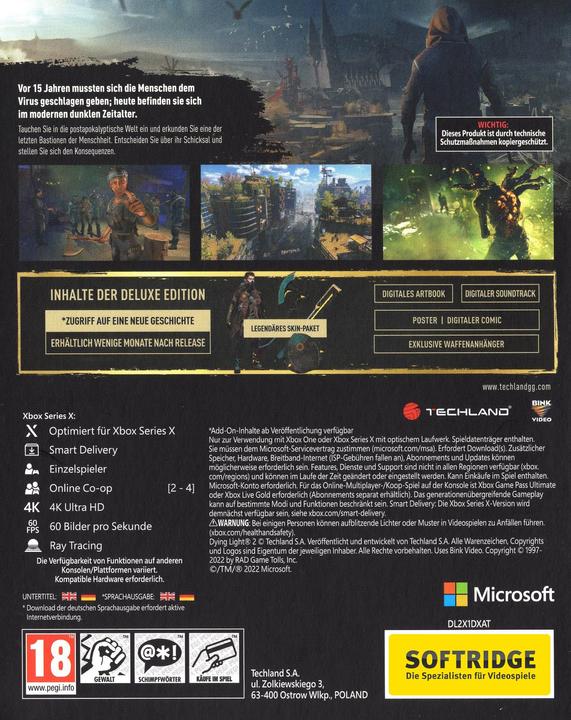Produktbild Techland Dying Light 2 Stay Human - Deluxe Edition (Xbox Series X, FR, DE)