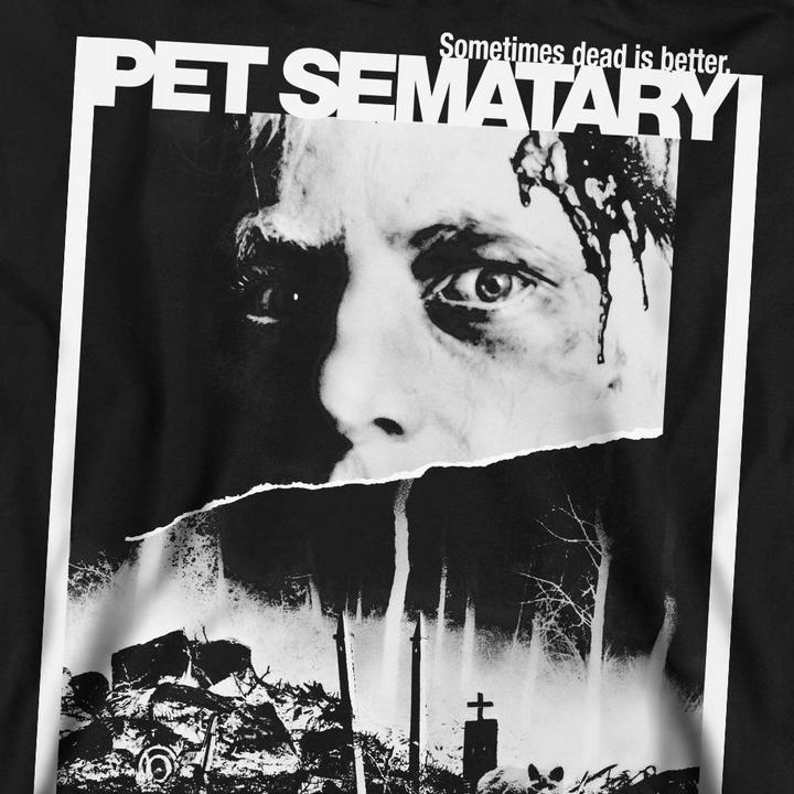 Actual product image Pet Sematary Unisex Adult Poster Sweatshirt (XXL)