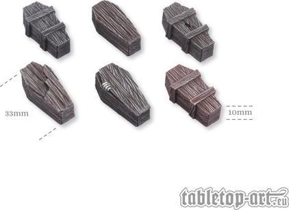Immagine prodotto Tabletop-Art Accessori bare in legno - Set 2 6 parti