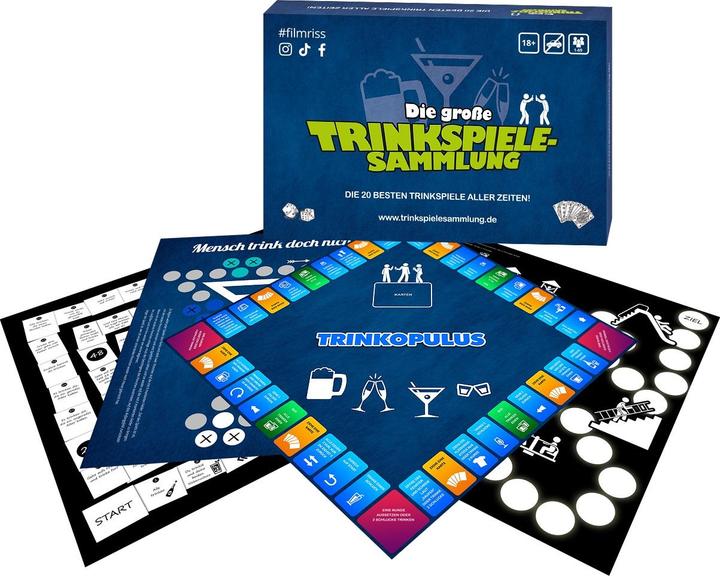 Immagine prodotto Trinkspielesammlung La grande collezione di giochi alcolici (Tedesco)