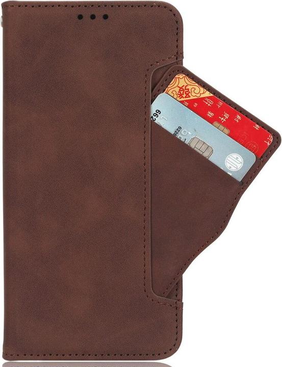 Produktbild Cover-Discount Galaxy A15 - Etui mit vielen Kartenfächer braun (Samsung Galaxy A15)