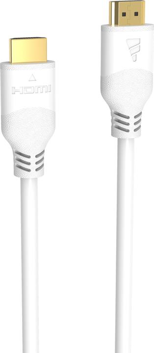 Image du produit Fuj Tek HDMI 2.1 8K Ultra High Speed Cable, 1m, white (1 m, HDMI)