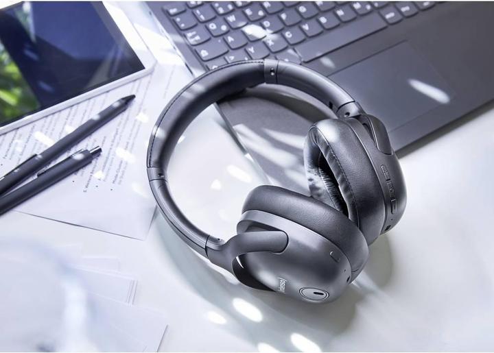 Actual product image Intenso O400HA over-ear headphones - Hybrid Active Noise Cancelling, up to 75 hours runtime and B (ANC, 75 h, Wireless)