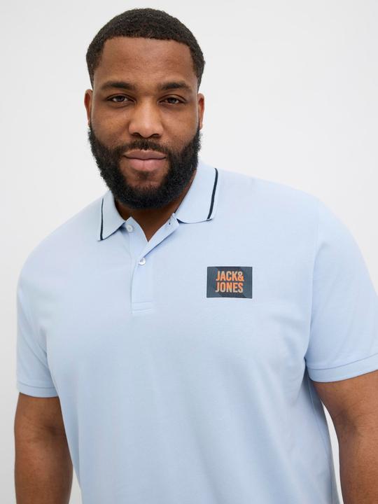 Actual product image Jack & Jones Plus Size Gedruckt Poloshirt Poloshirt (7XL)