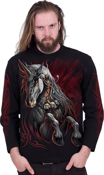 Produktbild Spiral Infernal Unicorn TShirt Langärmlig (XL)