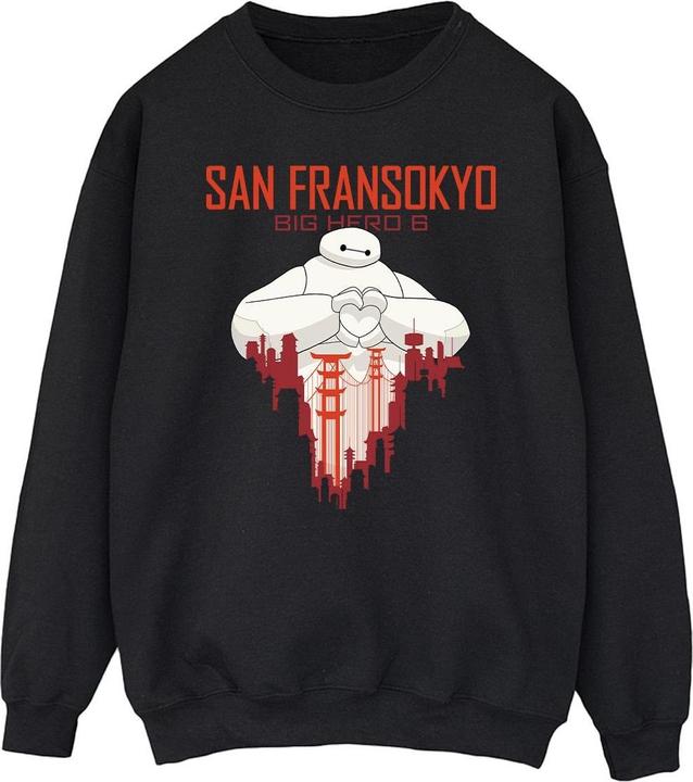 Produktbild Disney Big Hero 6 Baymax San Fransokyo Heart Sweatshirt (L)