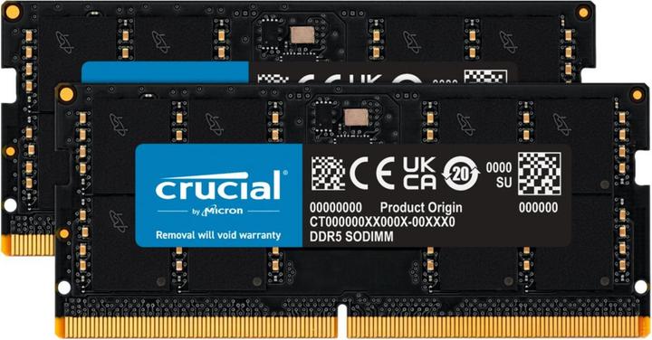 Actual product image Crucial CT2K32G48C40S5 (2 x 32GB, 4800 MHz, DDR5 RAM, SO-DIMM)