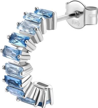 Brosway Sparkling single earrings Fancy Cloud Light Blue FCL10