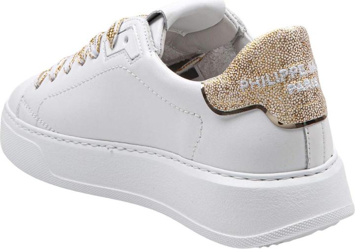 Image du produit Philippe Model temple leather sneakers color white/gold (41)