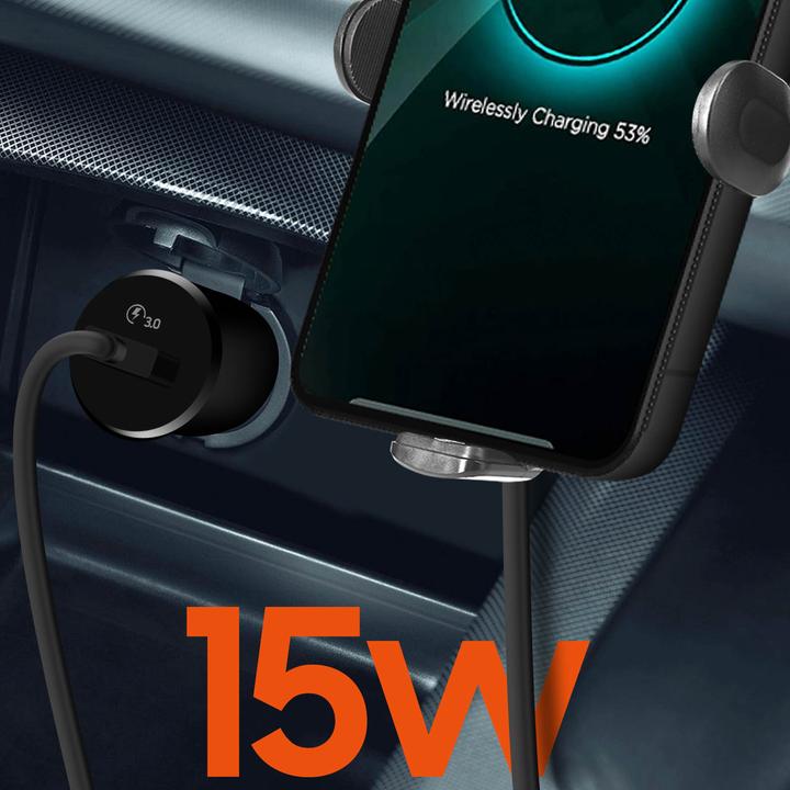 Actual product image LinQ 15W QI charger, 3x magnetic connectors