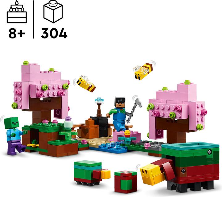 Produktbild LEGO Der Kirschblütengarten (21260, LEGO Minecraft)