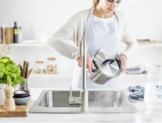 Actual product image BK Flow Cool 4-piece pan set (Pan set + pot set)
