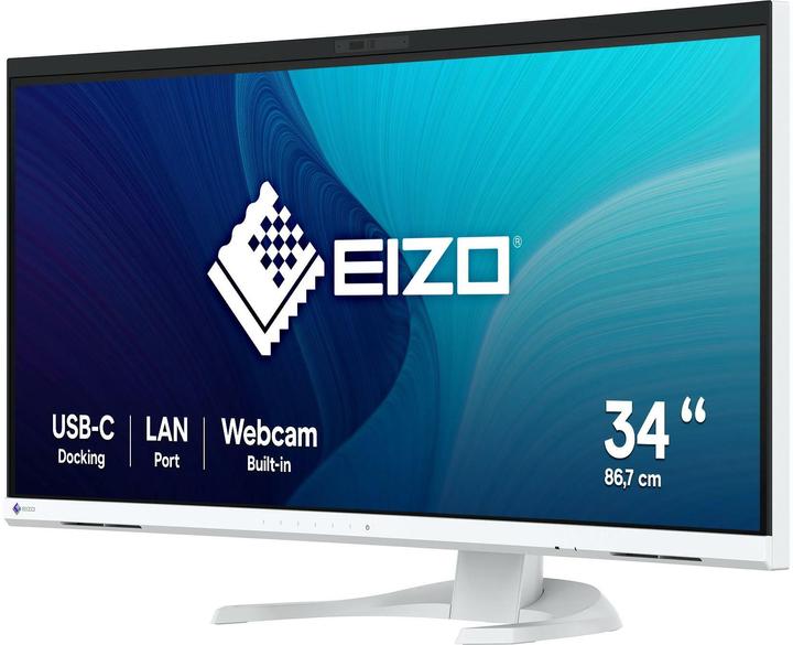 Immagine prodotto Eizo 86,7 cm (34,1") EV3450XC-WT 21:9 4K 2xHDMI+DP+USB-C Curvo (3440 x 1440 pixel, 34.10")