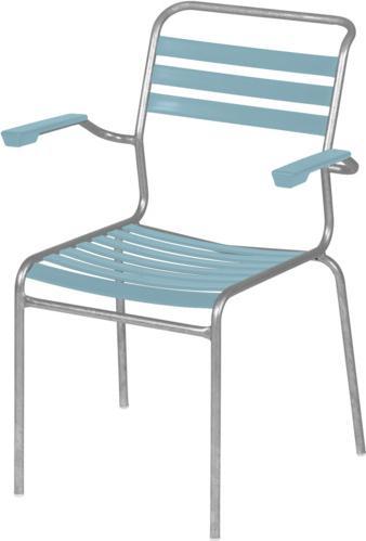 Zincato a caldo, Blu pastello