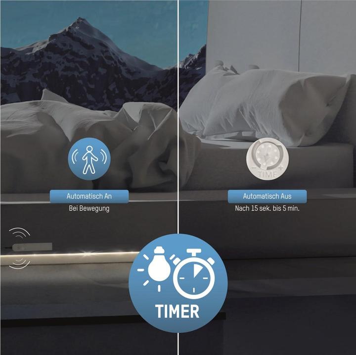 Produktbild Ansmann LED-Band mit Sensor (Warmweiss, 200 cm, Indoor)