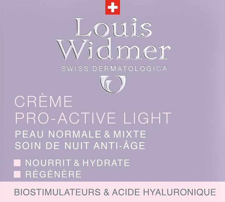 Image du produit Louis Widmer Crème Pro-Active Light parfumée (50 ml)
