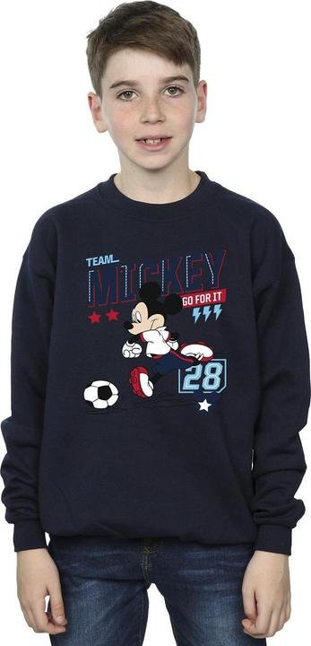 Actual product image Disney Boys Mickey Mouse Team Mickey Football Sweatshirt (152, 158)
