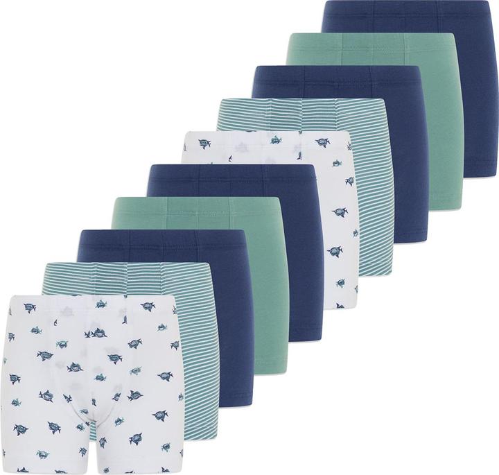 White, Blue, Green