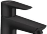 Image du produit hansgrohe Talis E Mitigeur monocommandé pour lavabo 110 sans vidage (noir mat)