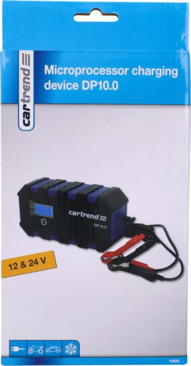 Actual product image Cartrend Kfz Ladegerät Microprozessor DP10.0 (12V, 24V, 10 A)