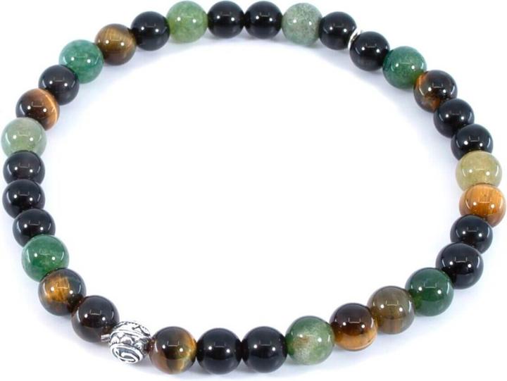 Produktbild Balibay Babylas (20.50 cm, 925 Sterling Silber, Edelstein, Falkenauge, Tigerauge, Achat, Turmalin)