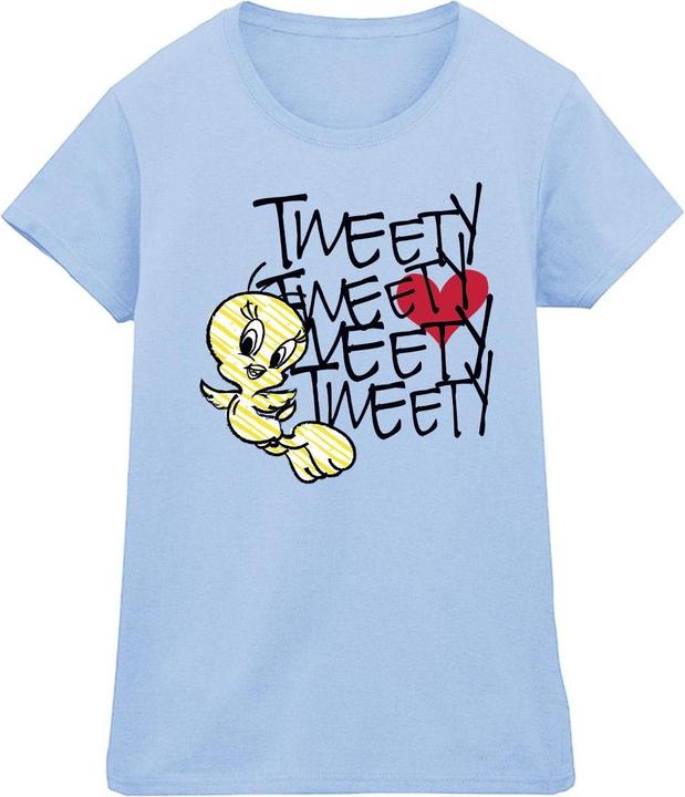 Produktbild Looney Tunes Tweety Love Heart TShirt (S)