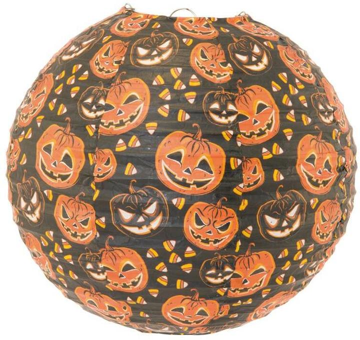 Immagine prodotto Dekomat Lanterna di carta con facce di zucca Ø 30 cm