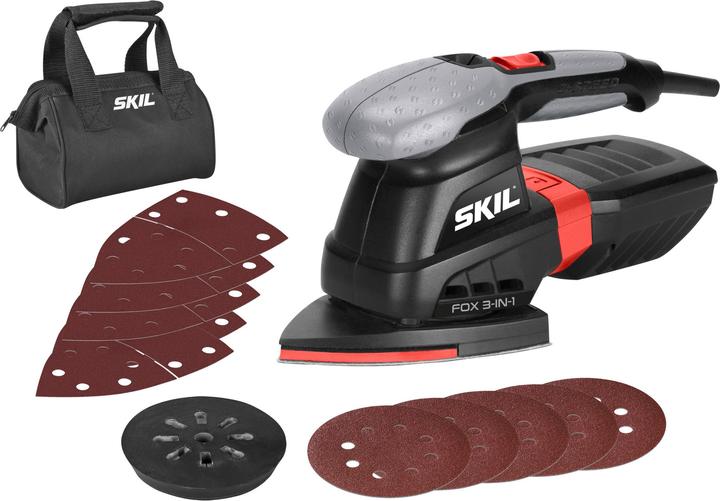 Skil 3-IN-1 MULTI SANDER 7220AC 250W (Schwingschleifer, Deltaschleifer, Exzenterschleifer, 250 W)