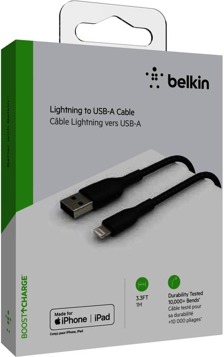 Actual product image Belkin USB A - Lightning (1 m, USB 2.0)