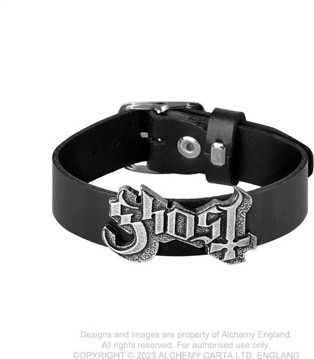 Ghost Logo Lederarmband Erwachsene (100% synthetisches Material)