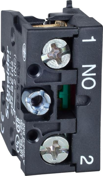 Actual product image Schneider Electric ZB2 Contact Block 10A 600V NO Slow Break