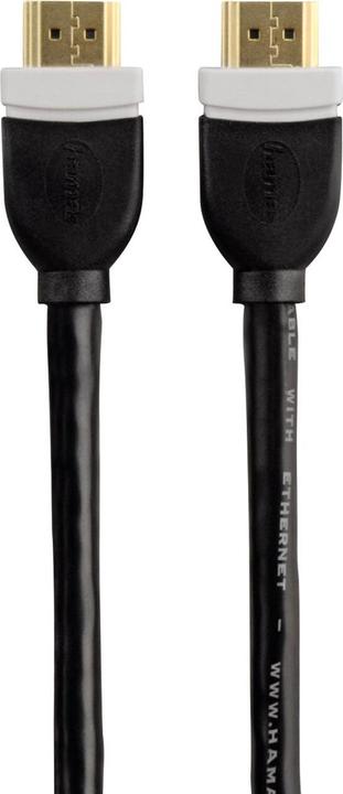 Image du produit Hama Lot de 2 câbles 4K HDMI Highspeed 3 m, Ethernet, plaqué or, double blindage, UHD (3 m, HDMI)