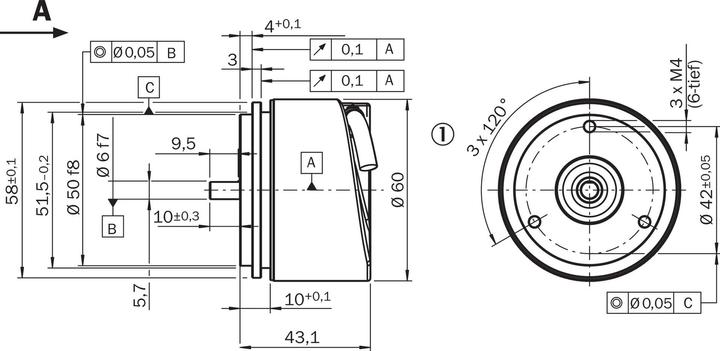 Immagine prodotto Sick Encoder incrementale, 10000 ppr, HTL, segnale TTL, tipo solido, albero da 6 mm