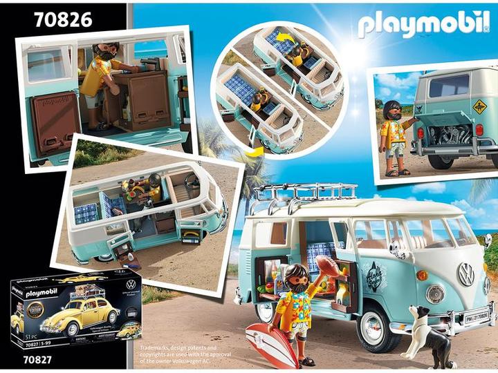 Produktbild Playmobil Volkswagen T1 Camping Bus - Special Edition (70826, Playmobil Volkswagen)