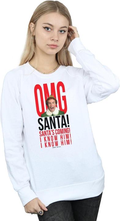Image du produit Elf - Sweat OMG SANTA KNOW HIM - Femme (XXL)