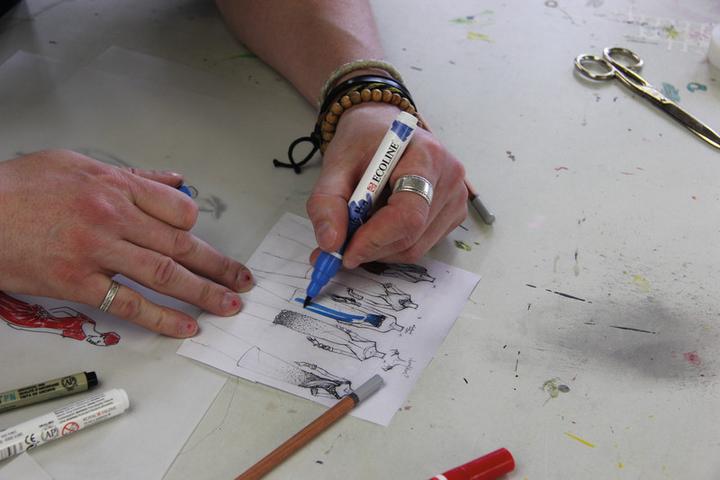 Immagine prodotto Talens Penna a pennello Ecoline (Blu scuro, Blu oltremare, 1 x)