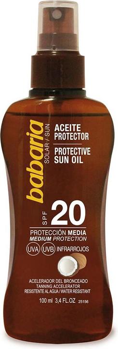 Image du produit Babaria Protection solaire (Huile solaire, SPF 20, 100 ml)