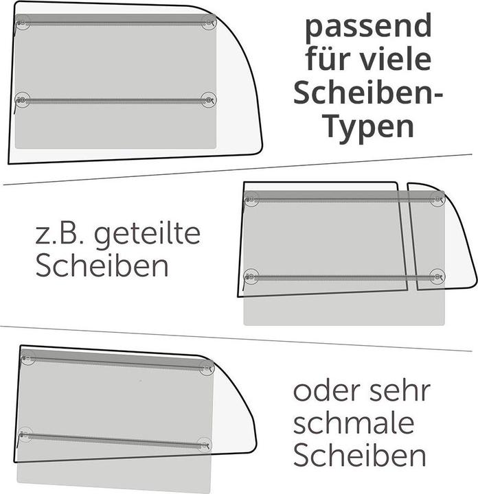 Produktbild Zamboo Sonnenschutz Auto Universal Sonnenschutz Slide & Shade mit